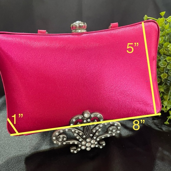 Hot Pink Evening Bag - Picture 12 of 12